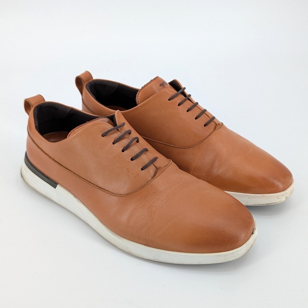 Wolf & Shepherd Crossover Victory Leather Hybrid Dress Sneaker Brown 10M